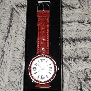 Red Quartz watch
